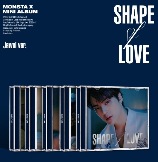 MONSTA X Mini Album SHAPE of LOVE - JEWEL SET