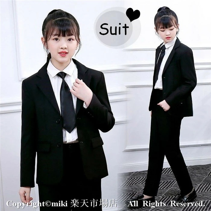 【3点セット： ネクタイ×ジャケット×ズボン】 春 秋 フォーマルスーツ 女の子 男の子 スーツ キッズ 子供上下セット ジュニア 入学式 入園式 卒業式 七五三 結婚式 発表会 誕生日 記念日 お受