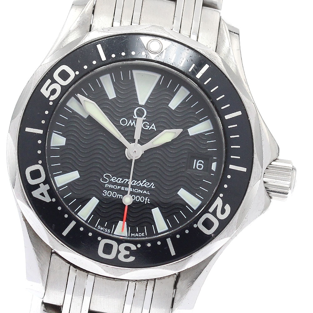 オメガ OMEGA 2282.50 シーマスター300 デイト クォーツ レディース _935850【中古】