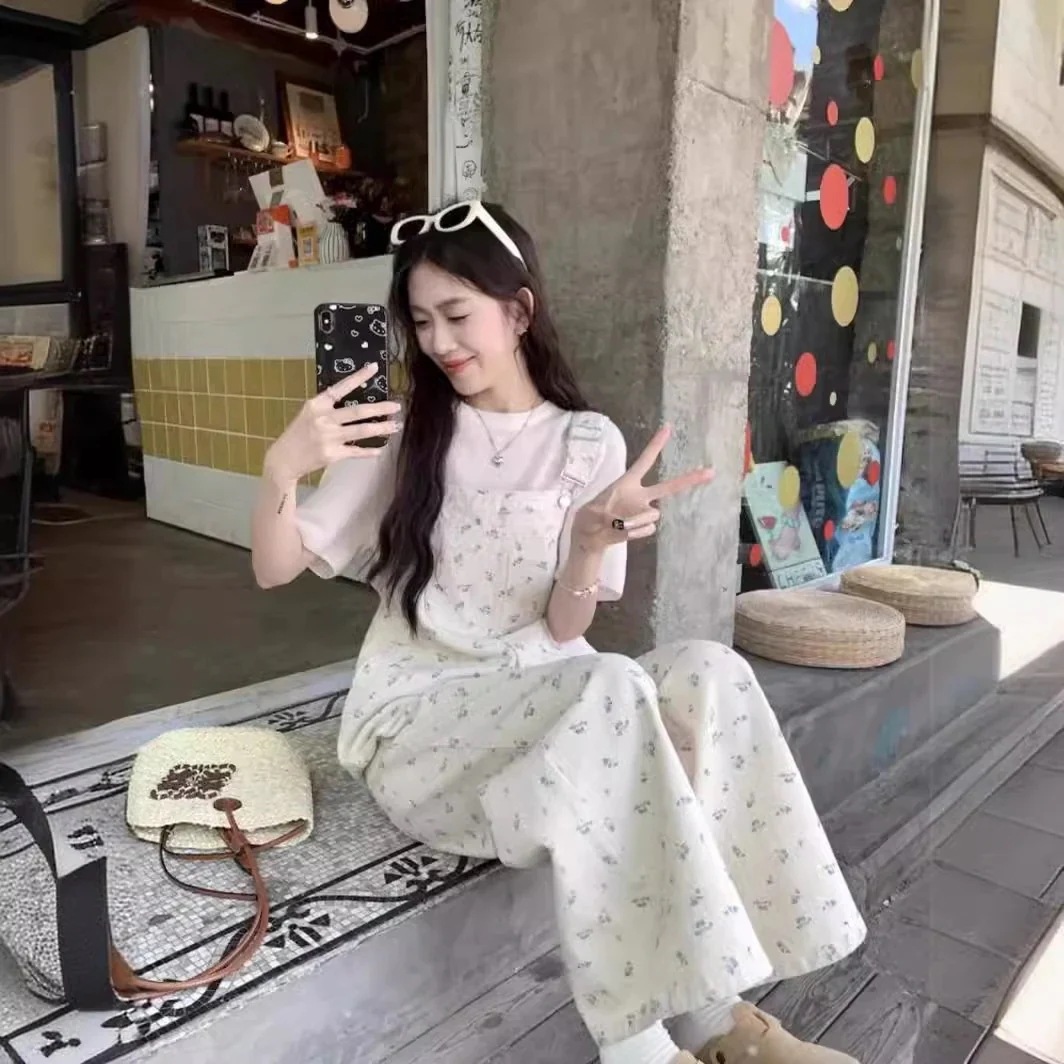 脚長効果！マタニティウェア スキニーデニムパンツコーデ完成！サロペットデニムボトムスチュニック レデイース オーバーオール シャツワンピース 春夏秋 大きいサイズ 018