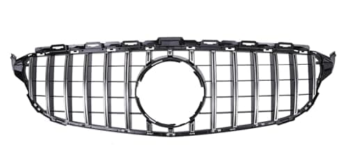 ベンツ パナメリカーナ グリル ブラック×シルバー 現行AMGルック W205 S205 C205 C180 C200 C220d C250 C300 C350e C450 C43 GT 前期 等 汎