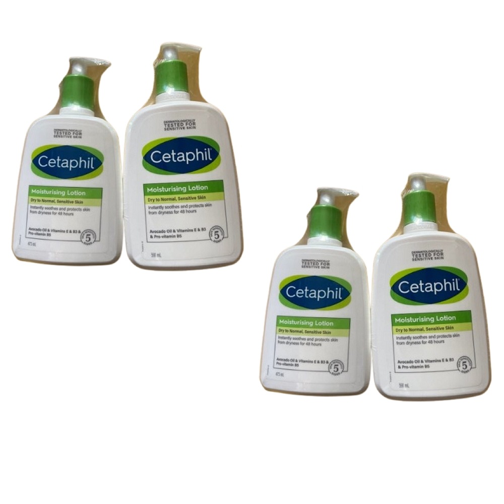 モイスチャライジング低刺激ローション 473ml×2 + 591ml×2（乳児・妊婦・全家族向け）