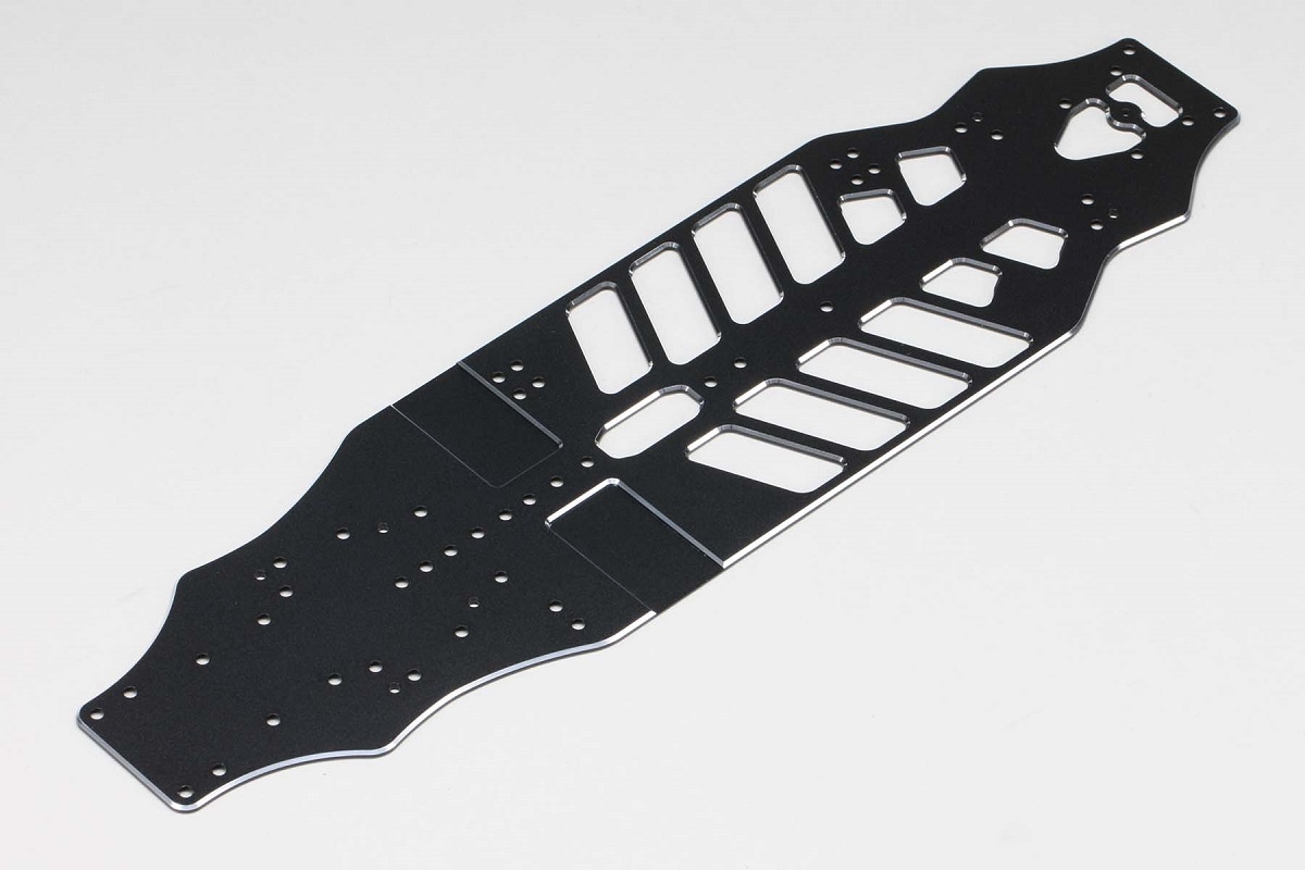 ヨコモ BDFWD/BD10F用 アルミ製メインシャーシ【BD-002FA】 ラジコンパーツ ヨコモ BD-002FA アルミセイメインシャーシ