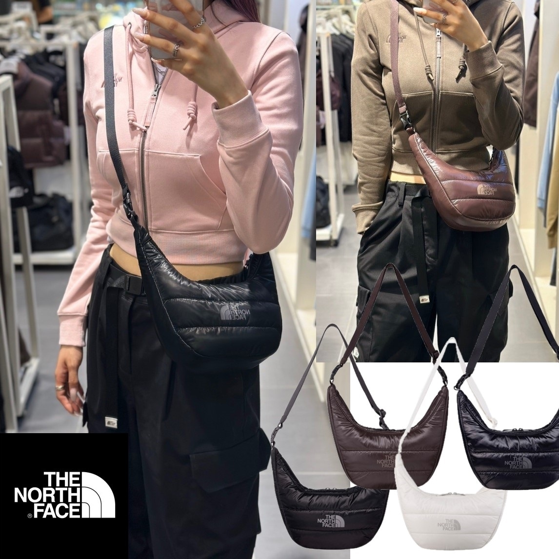 2025 春 新商品 NEW ホーボーバッグ ミニ - 4色 ホーボーバッグ ミニサイズ NEWデザイン 韓国ブランド おしゃれ 軽量 ユニセックス カジュアル 新作 人気 トレンド 4色 8,176円