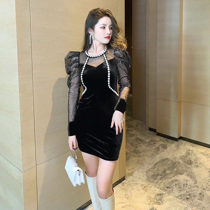 新作ワンピース フォーマル パーティー キャバドレス 着痩せ 大人 チャイナドレス 同窓会 披露宴 卒業式 結婚式 演奏会 ウェディング 成人式 正式 二次会 発表会02