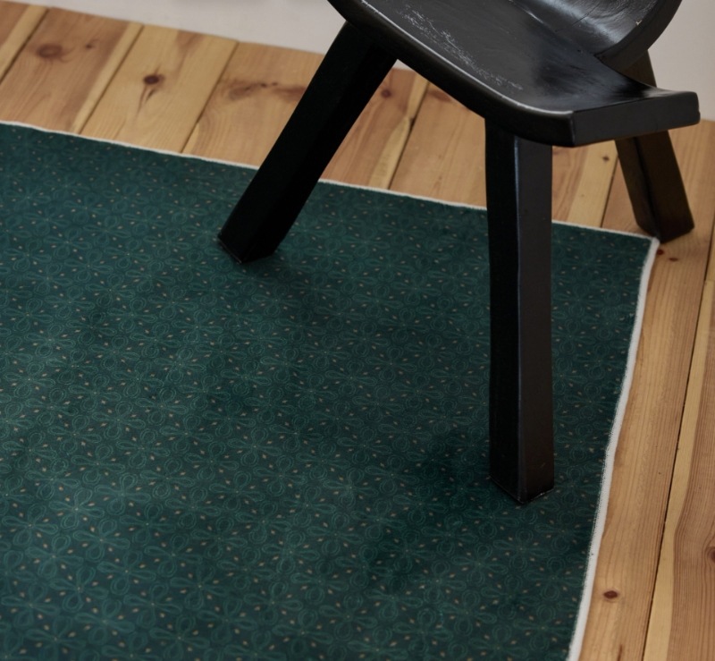 [NOMIA] アリス フラワーパターン ラグ マット