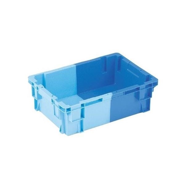 業務用コンテナボックス/食品用コンテナー [NF-S25] ダークブルー/ブルー 材質：PP