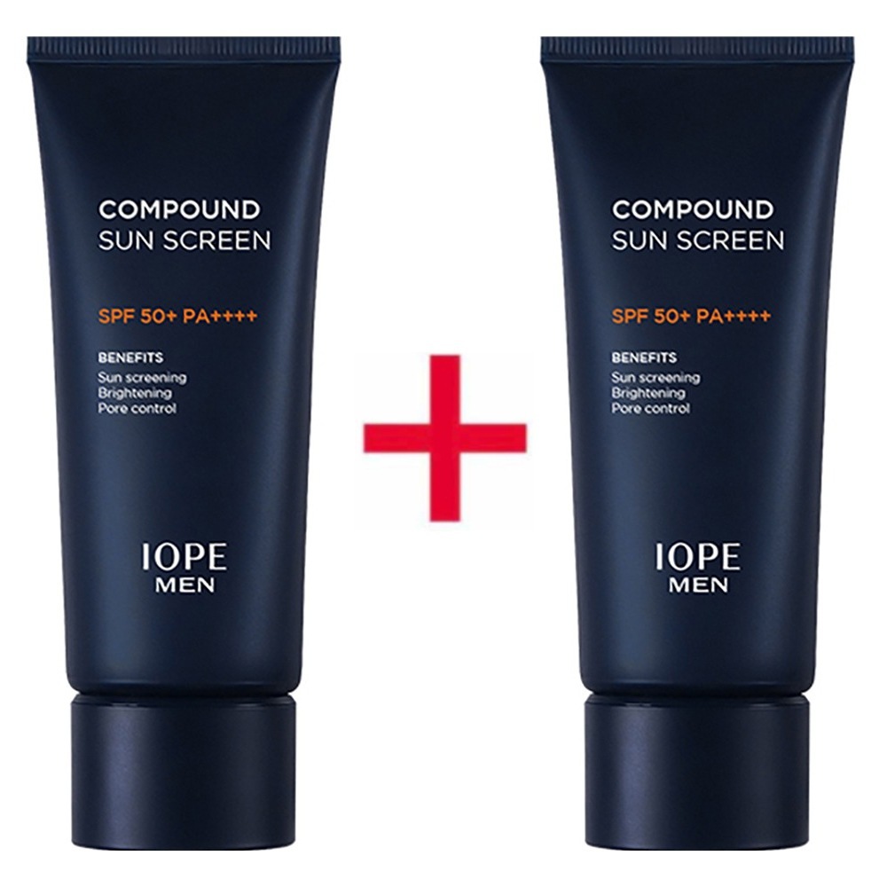 メンズコンパウンドサンスクリーンSPF50+/PA++++50mlX2個
