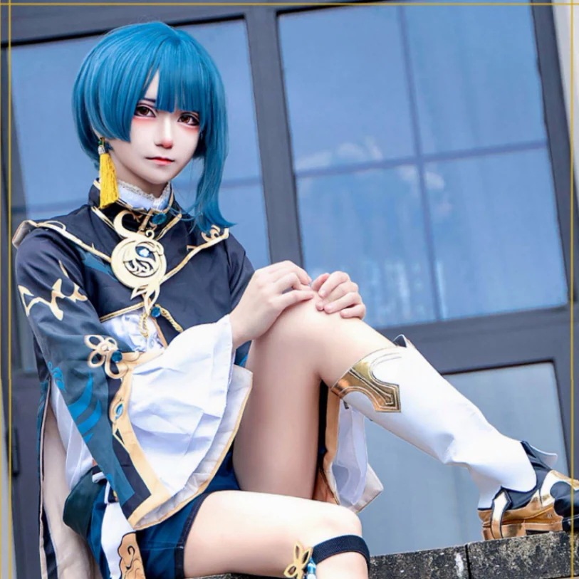 行秋　ユクアキ　原神　コスプレ　衣装