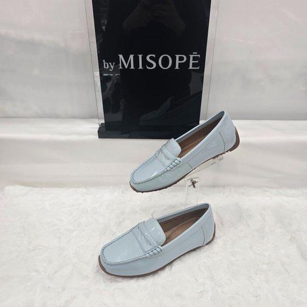 By 女性 ペニーローファー 612HT419ST001 BLUE 2 JJ