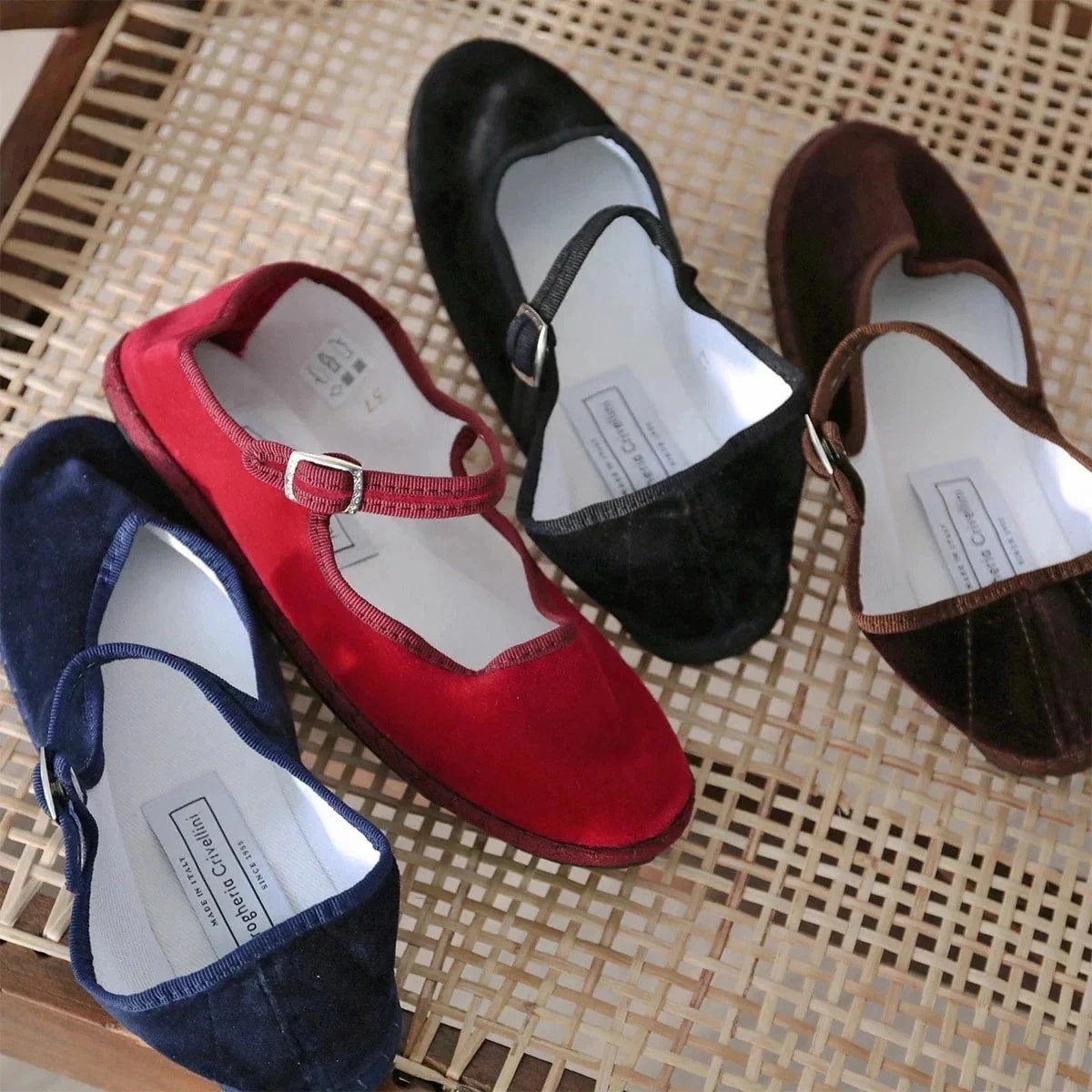 drogheria Crivellini ドロゲリア クリベリーニ カンフーシューズ MJPJVE MARY JANE VELVET レディース フラット メリ 【mega】