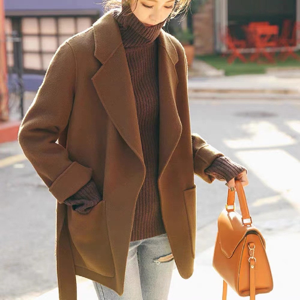 大人気 上品 コート レディース 秋 冬 40代コート チェスターコート ラシャ トップス アウター ゆったり 着痩せ お洒落 上品 大人 体型カバー 通勤 30代 50代