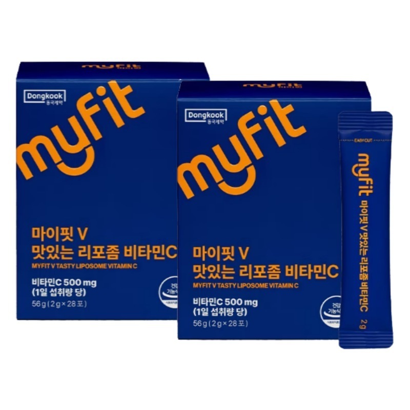 【DONGKOOK】MYFIT テイスティーリポソームビタミンC(28包入x2ボックス) / MYFIT V Tasty Liposome Vitamin C