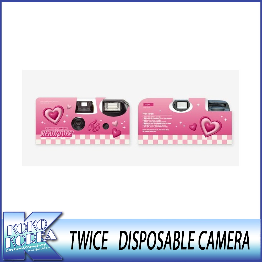 TWICE DISPOSABLE CAMERA 公式グッズ READY TO BE