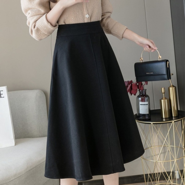 ボトムス スカート フレアスカート 膝丈 ひざ丈 膝下 フレア セミフレア Aライン ファスナー ハイウエスト かわいい 大人可愛い きれいめ シンプル 大人 上品 おしゃれ お洒落 大人女子