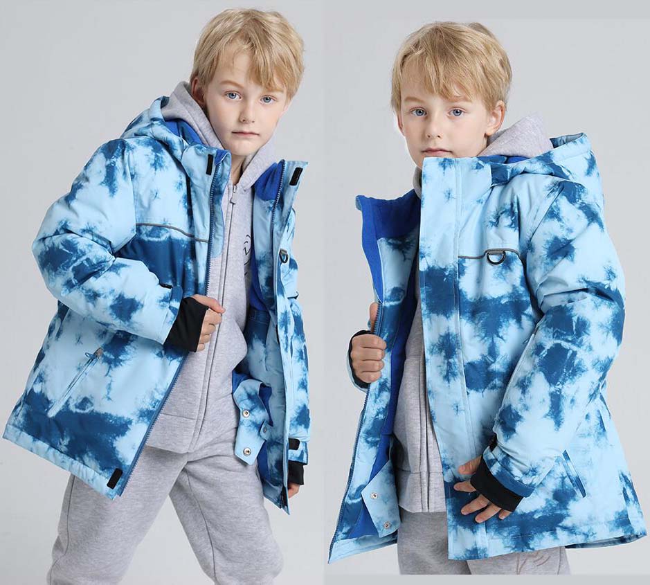 スノーウエア キッズスキーウェア 雪遊び 可愛い スキーウエア 2点セット ジャケット パンツ キッズ スノボスキーウェア 男の子 スノボウェア 暖かい 子供用 スキー ウェア 防水 ボードウェア 子 8,373円