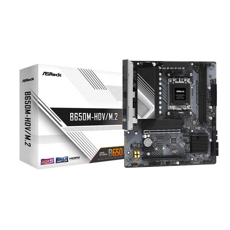ASROCK　マザーボード［MicroATX］　B650M-HDV/M.2