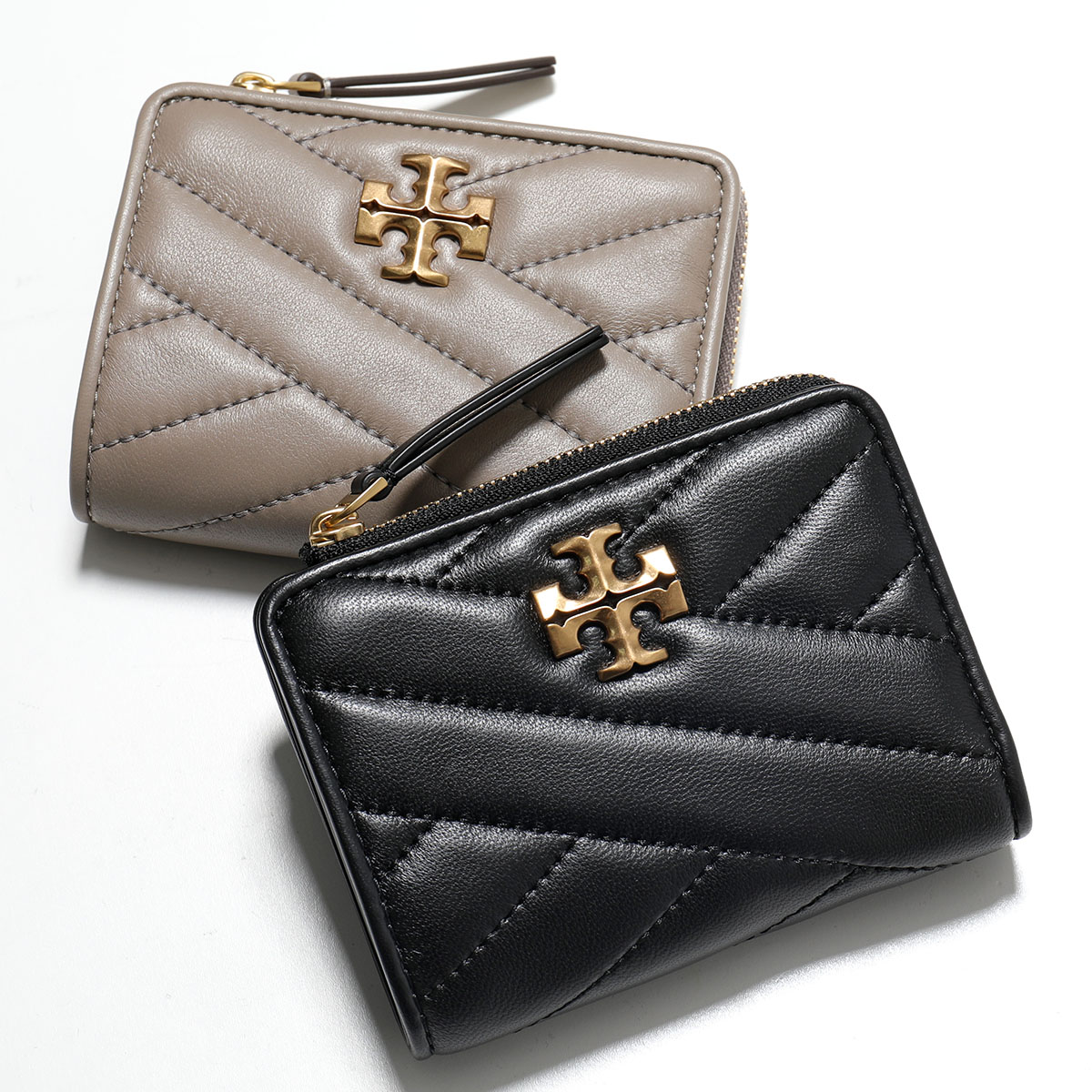 TORY BURCH トリーバーチ 二つ折り財布 KIRA キラ 153121 レディース キルティングレザー ミニ財布 ダブルT カラー2色