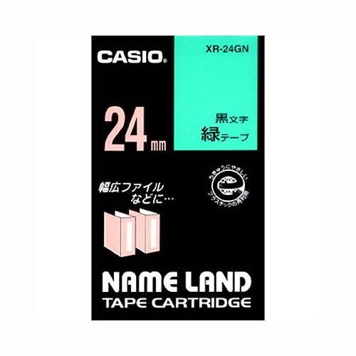 （まとめ買い）ネームランドテープ XR-24GN 00012813 [x3]