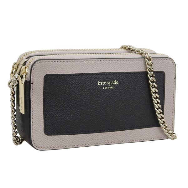 ケイトスペード ニューヨーク kate spade new york ショルダーウォレット ショルダーバッグ レディース チェーン ブラック アウトレット pwru7132-106