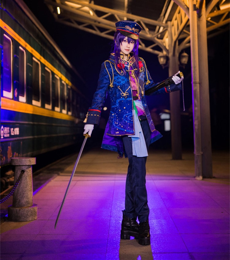 あんさんぶるスターズ 雪舞う冬の猫と椿列車 神崎颯馬 鬼龍紅郎 蓮巳敬人 コスチューム コスプレ衣装