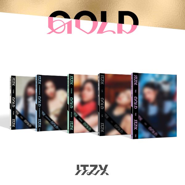 [MEGA] [5種セット] (DIGIPACK VER.) ITZY アルバム [GOLD] チャート反映 予約販売特典