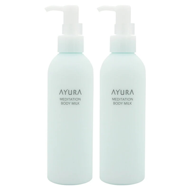 [2個セット]メディテーションボディミルク 200mL ボディ用乳液 無着色 アルコール・鉱物油・防腐剤無添加[ギフトラッピング対応]