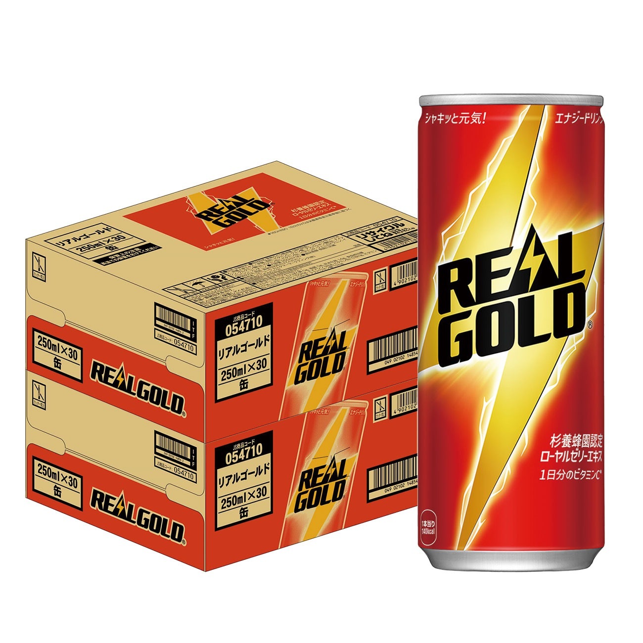【送料無料】 コカ コーラ リアルゴールド 缶 250ml×2ケース/60本