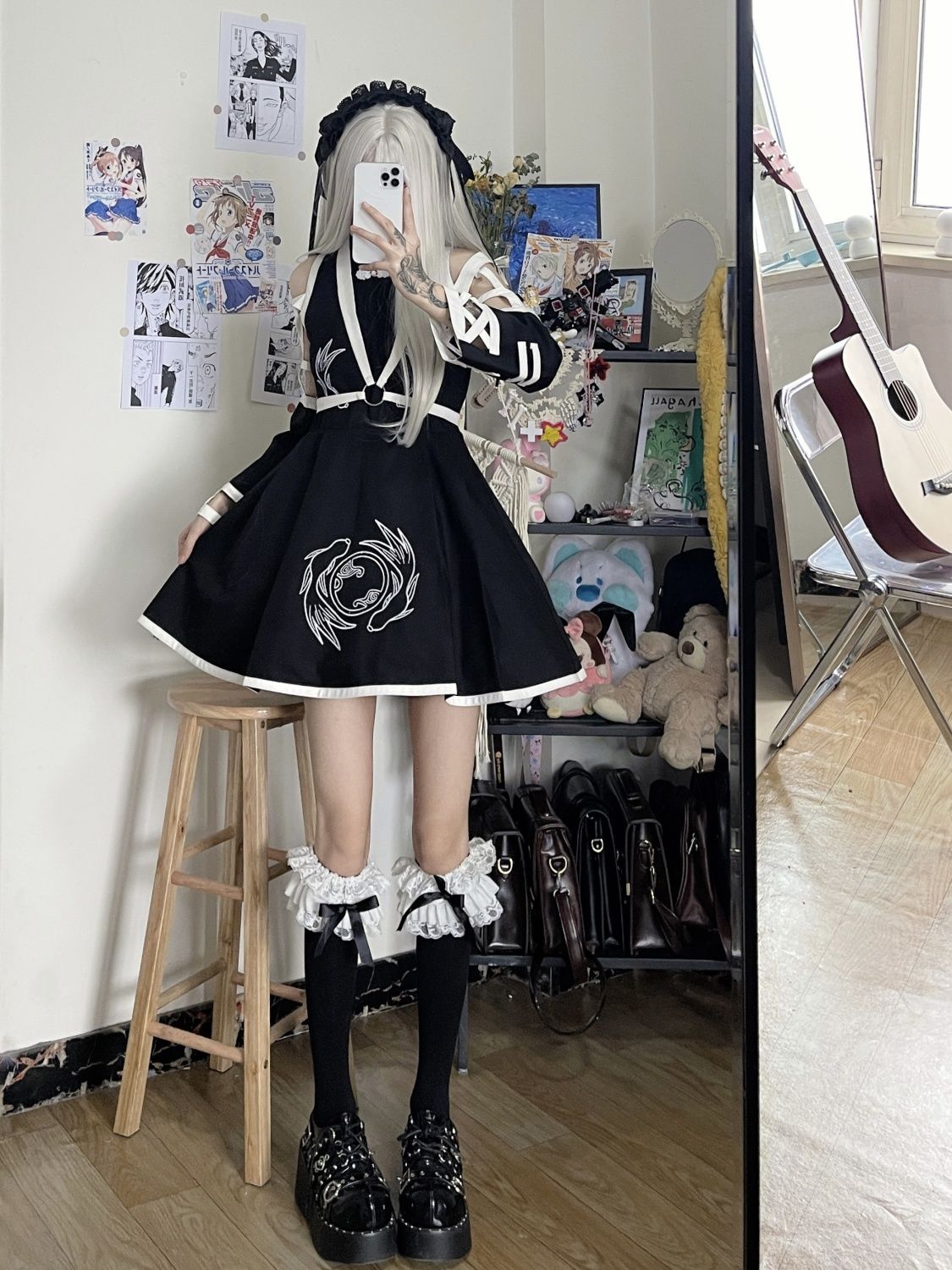 ハロウィン コスプレ新中国風魚座恋opドレス長袖中国風ロリータスカートレディース 衣装