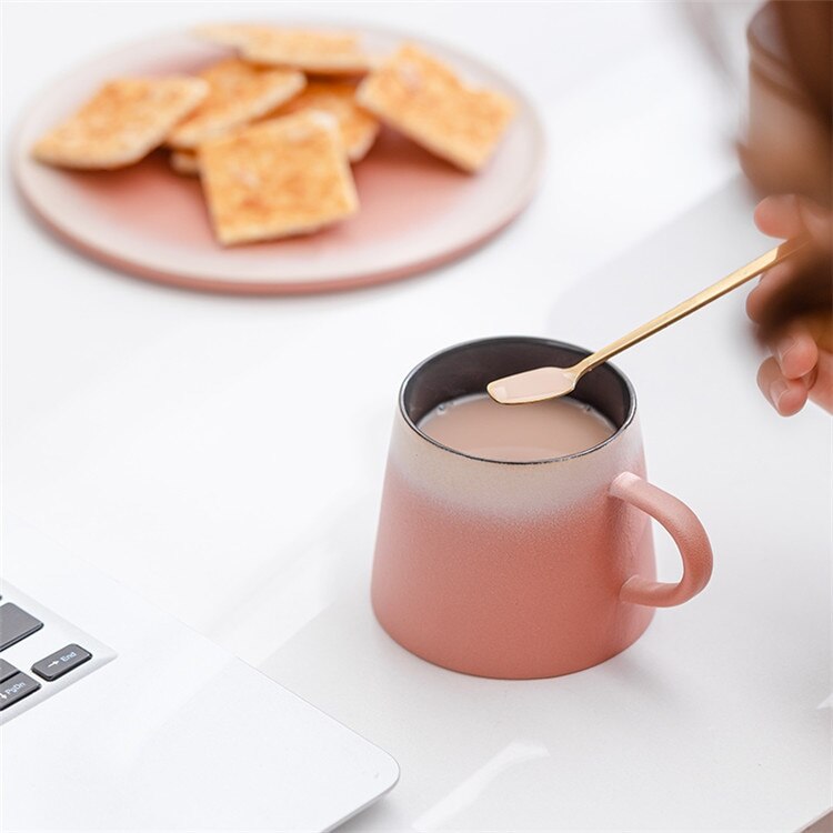 レディース マグカップ スプーン 洗練された カップ コーヒーカップソーサー セット 母の日 母の日-0003948