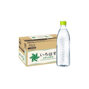 コカコーラ いろはす天然水ラベルレス 560ml 24本