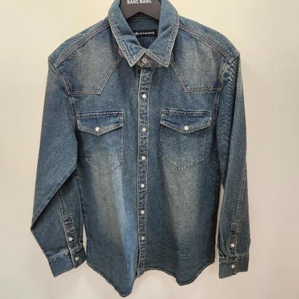 HC07 秋 メンズ スパン デニム シャツ NSLD62 (S40851901)