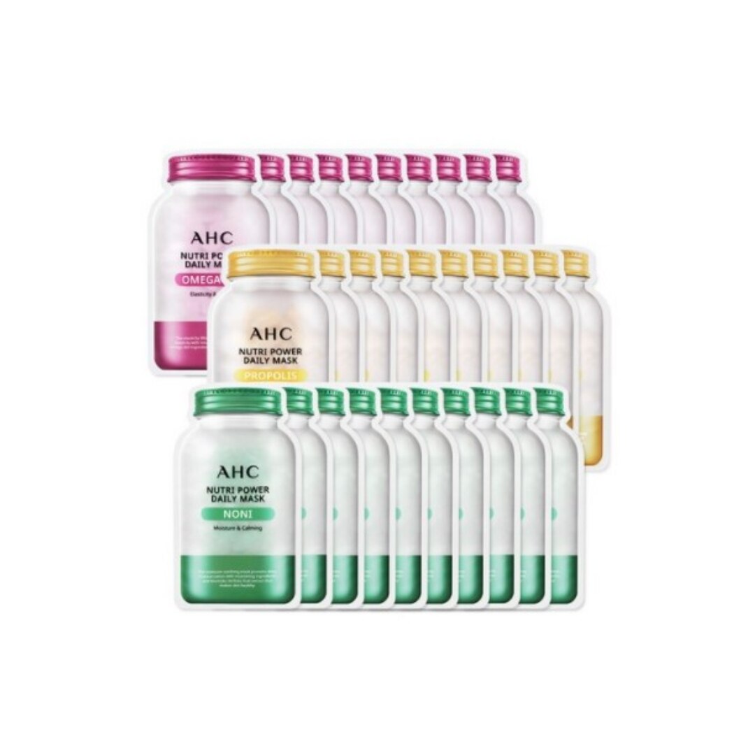 AHCニュートリオパワーデイリーマスクオメガ369 25ml x 10p+プロポリス25ml x 1 7,894円