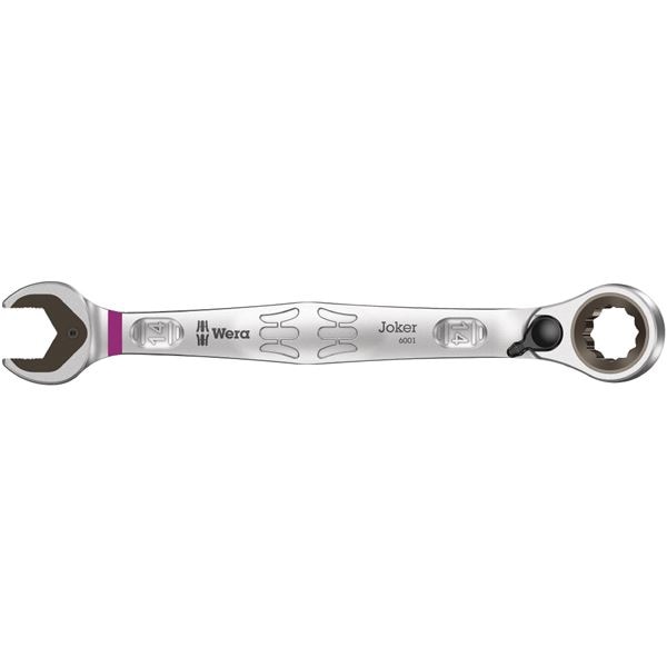 WERA ヴェラ コンビネーション ラチェットレンチ JOKER スパナ部内側口幅14mm 全長187mm 020069 工具 ツール DIY 作業工具 道具