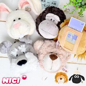 ニック　カチューシャ　マフラー　ぬいぐるみショルダー　　パスケース 4点セット ニックカチューシャマフラーぬいぐるみショルダーパスケース 4点