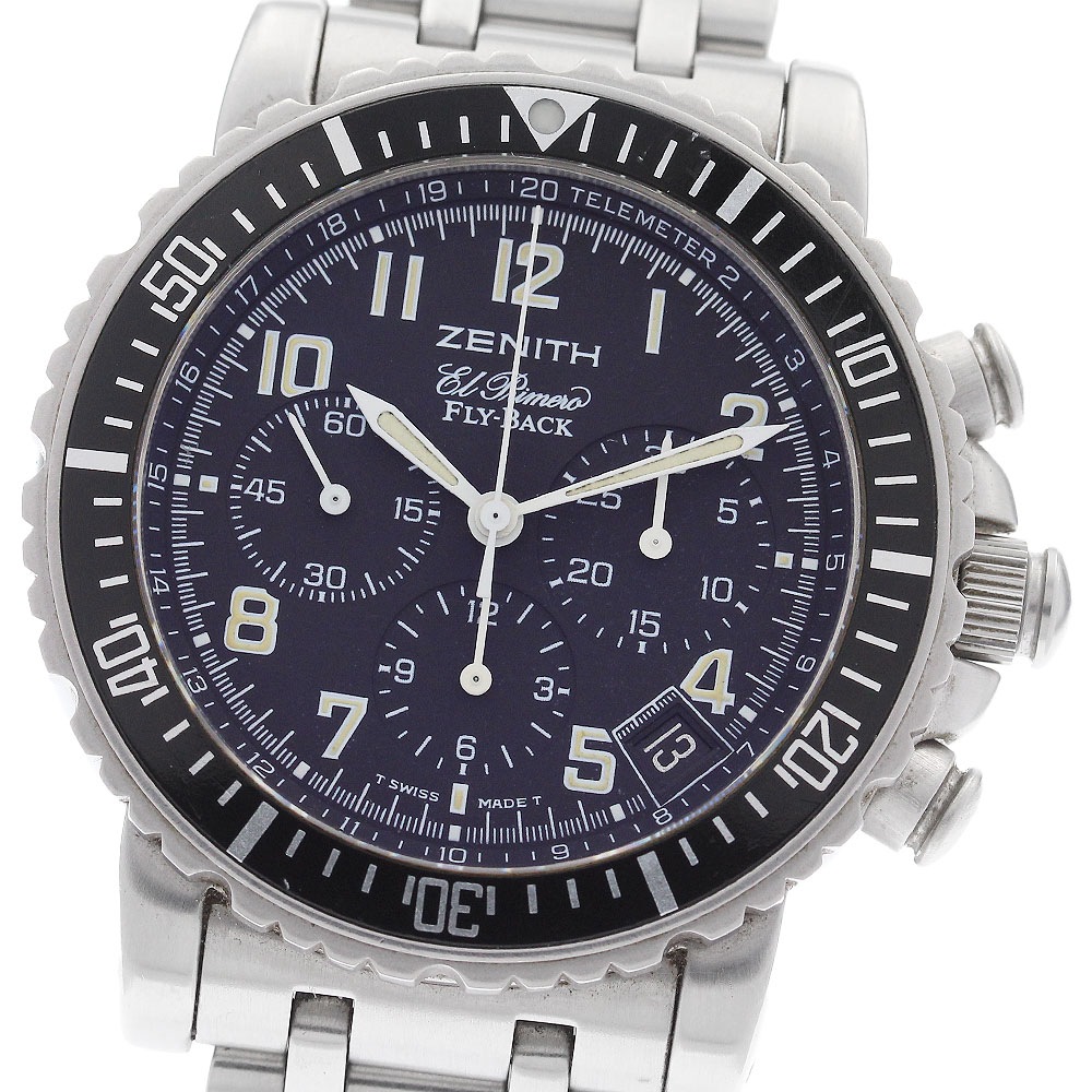 ゼニス ZENITH 01/02.0470.405 レインボー フライバック エルプリメロ 自動巻き メンズ _903288【中古】