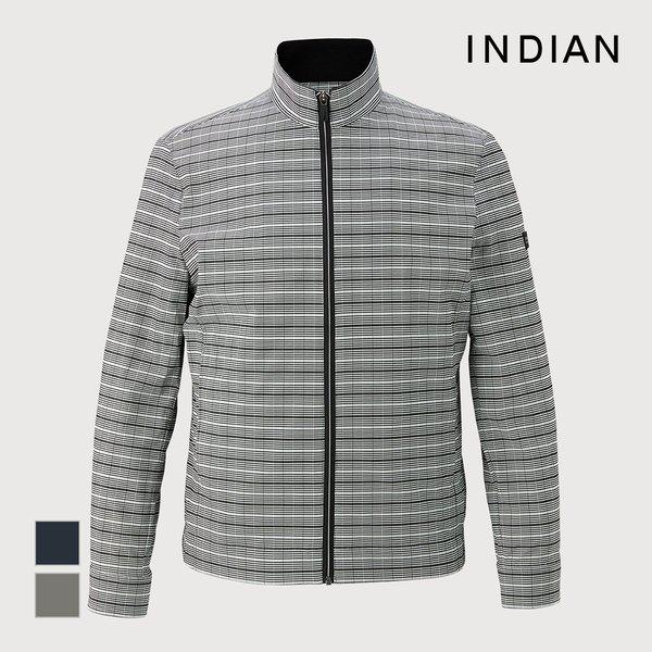 INDIAN チェック 薄手ジャンパー_MIECLYM3101