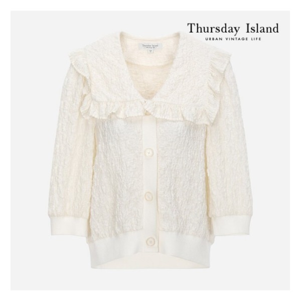 Thursday Island セーラー カラー ショート ジャケット(T224MJK235W)