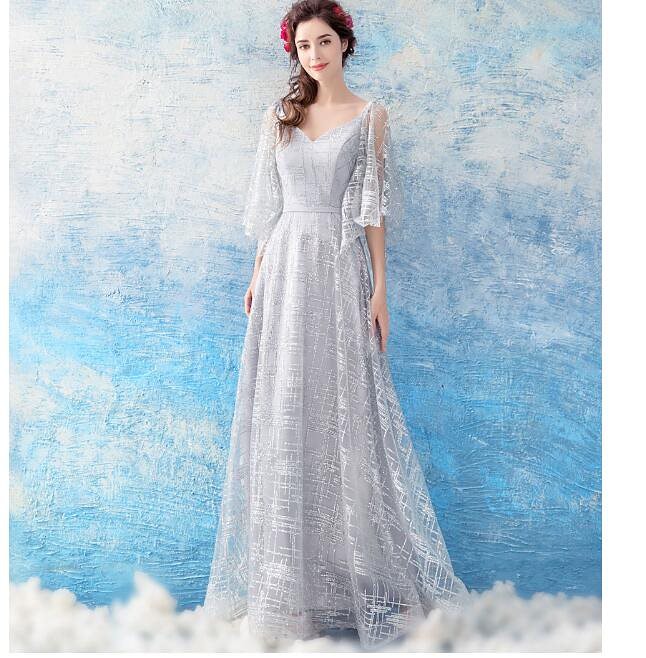 マキシ丈ワンピース ロングドレス 透け感レース 大人の魅力 大きいサイズあり お呼ばれドレス ゲスト