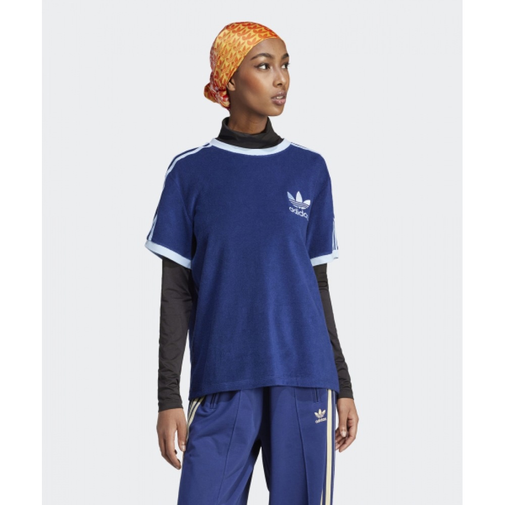 ADIDAS テリー 3S Tシャツ - ブルー / IR7465