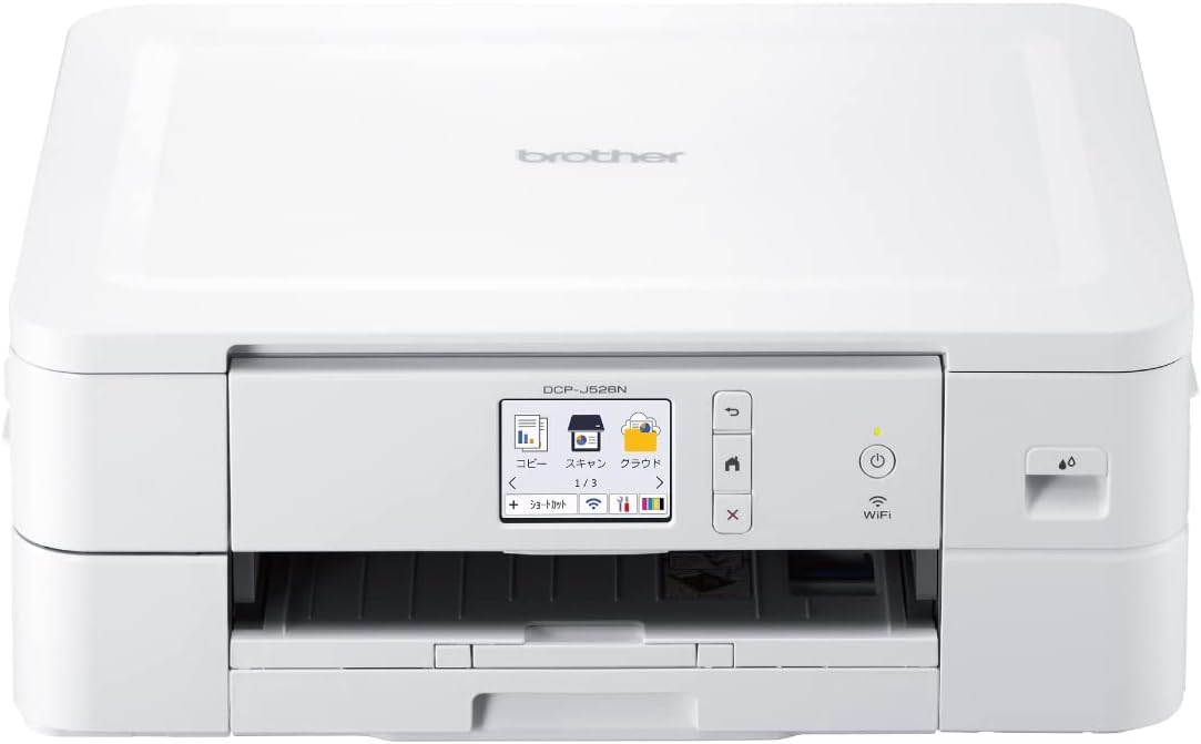 ブラザー プリンター A4インクジェット複合機 DCP-J526N (Wi-Fi/自動両面/スマホ対応/2022年モデル)