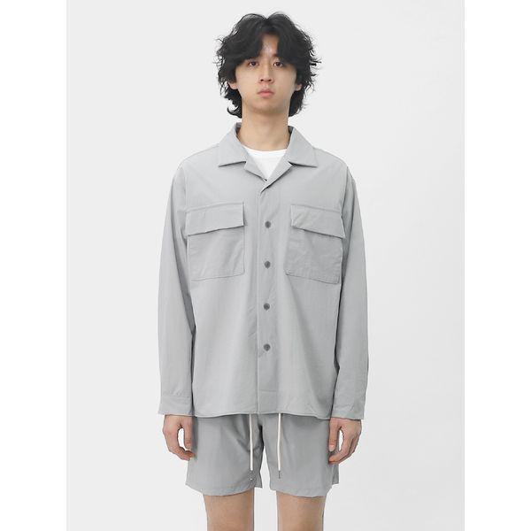 男性ナイロンシャツ ショートパンツ セットアップ ワンマイルウェア セット SGTT022_P391842322