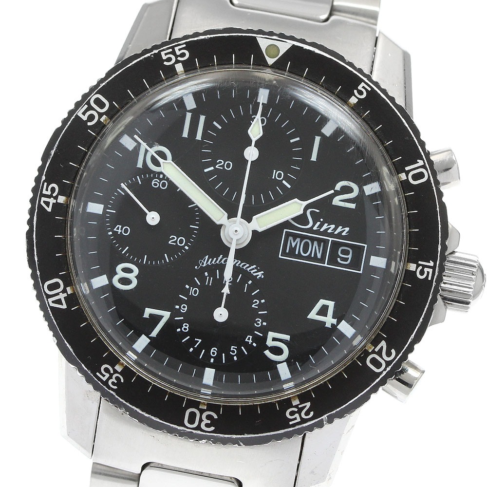 ジン Sinn 103.B.AUTO クロノグラフ デイデイト 自動巻き メンズ _939222【中古】