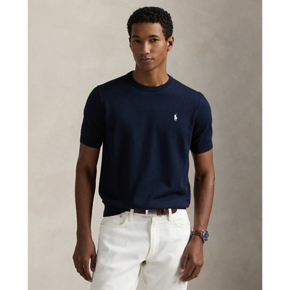 ポロラルフローレンメンズピマコットンクルーネックセーター (MNPOSWE1N820038400)