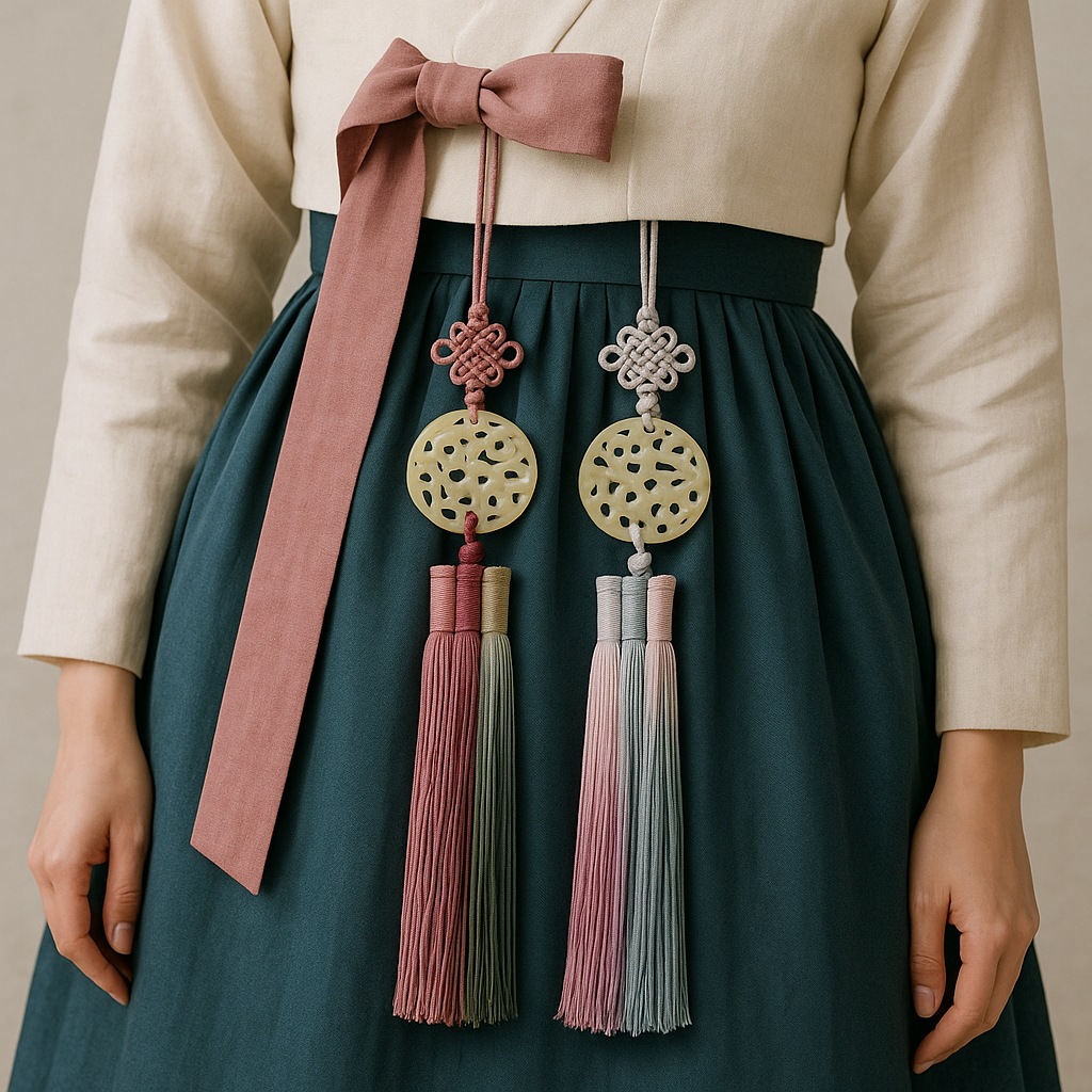 韓国伝統・ノリゲ（飾り房）セット（2点）ウェディング＆な日を彩る雅なアクセント