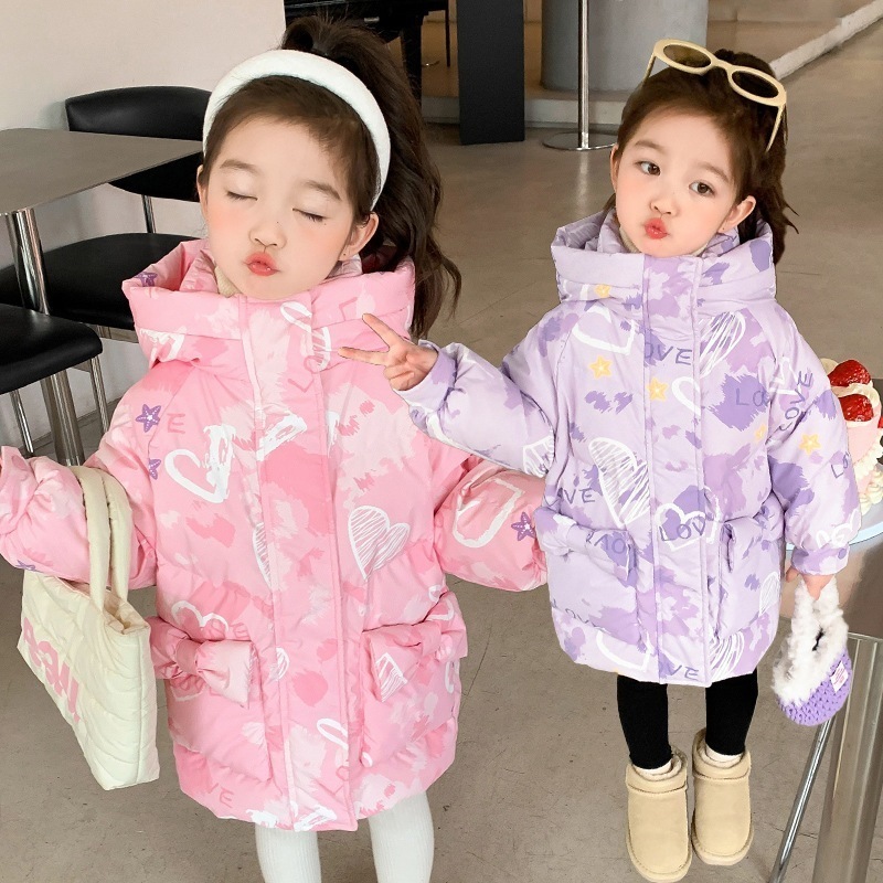 子供服 キッズ 2392 ラブ ファイブスター ダウンジャケット