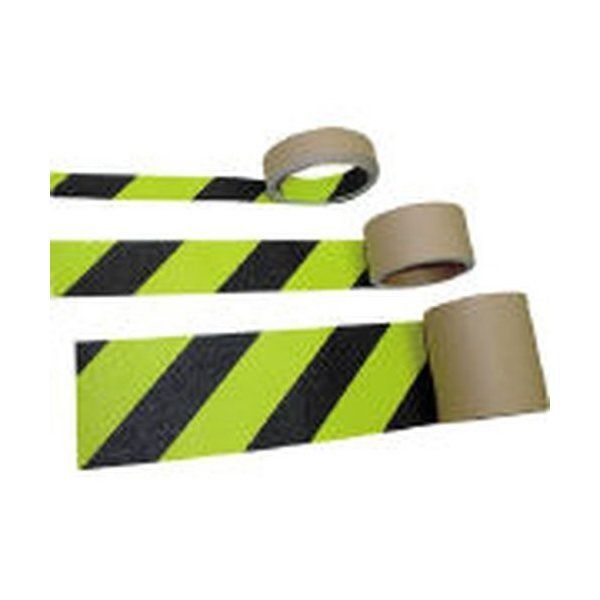 NSP-1003-FLZ 黄/黒 蛍光ノンスリップ (100×3m ゼブラタイプ) メーカー直送