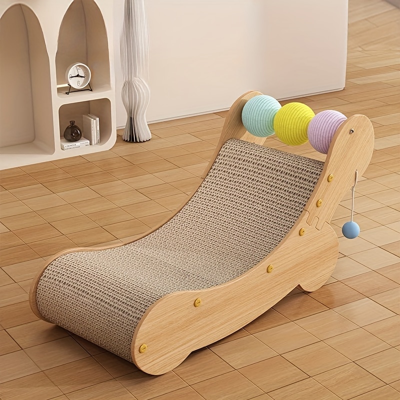 猫用 爪研ぎ ベッド 爪とぎ おもちゃ ペット キャット かわいい おしゃれ 木製 ダンボール 爪とぎボード バンモック シンプル ナチュラル 猫家具