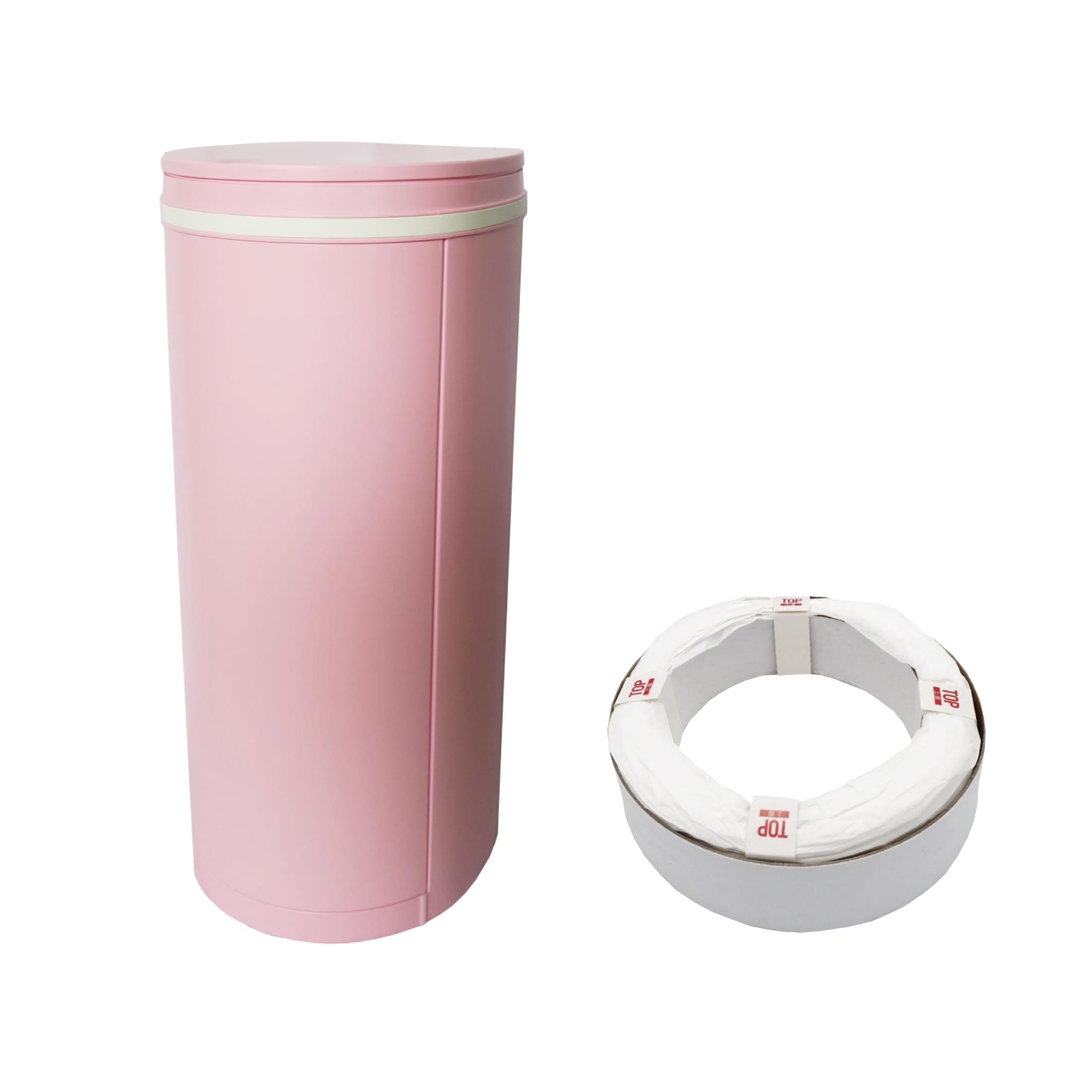 おむつ処理用ゴミ箱 DEO・PAIL(デオペール) 21L カセット1個付 防臭 消臭 抗菌 ベビー 介護用 (サクラピンク)