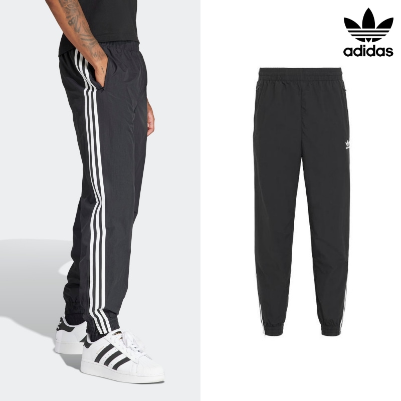 [ADIDAS] アディダス ウーブン ファイアバード トラック パンツ / BLACKロングパンツ